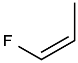 (Z)-1-Fluoro-1-propene Struktur