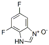1H-Benzimidazole,5,7-difluoro-,3-oxide(9CI) Struktur