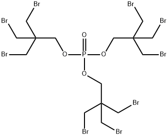 りん酸トリス[3-ブロモ-2,2-ビス(ブロモメチル)プロピル] 化学構造式