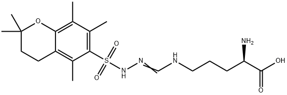 H-D-ARG(PMC)-OH Struktur
