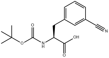 N-BOC-DL-3-CYANOPHENYLALANINE
 Struktur