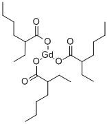 2-乙基己酸钆,19189-19-6,结构式