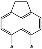 アセナフチレン, 5,6-ジブロモ-1,2-ジヒドロ- 化学構造式
