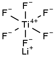 LITHIUM HEXAFLUOROTITANATE Structure