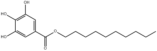 没食子酸デシル 化学構造式