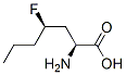 Heptanoic acid, 2-amino-4-fluoro-, (R*,S*)- (9CI) Structure