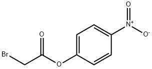 p-ニトロフェニルブロモ酢酸 化学構造式