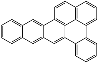 ベンゾ[a]ナフト[8,1,2-cde]ナフタセン 化学構造式