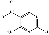 2-CHLORO-5-NITROPYRIMIDIN-4-AMINE Struktur