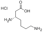 (S)-3,7-ジアミノヘプタン酸二塩酸塩 化学構造式