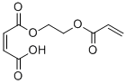 MALEIC ACID, MONO-2-ACRYLOXYETHYL ESTER Structure