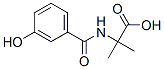 Alanine,  N-(3-hydroxybenzoyl)-2-methyl- Structure