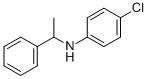 Benzenemethanamine, N-(4-chlorophenyl)-a-methyl- 结构式