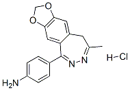 1-(4-Aminophenyl)-4-methyl-7,8-methylenedioxy-5H-2,3-benzodiazepine  hydrochloride Structure