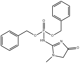 二苄氧基磷酰基肌酸酐, 19208-69-6, 结构式