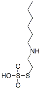 Thiosulfuric acid hydrogen S-[2-(hexylamino)ethyl] ester Structure