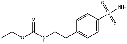 [2-[4-(氨基磺酰基)苯基]乙基]氨基甲酸乙酯, 192118-08-4, 结构式