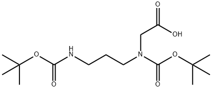 192124-66-6 N-(叔丁氧羰基)-N-[3-(BOC-氨基)丙基]甘氨酸