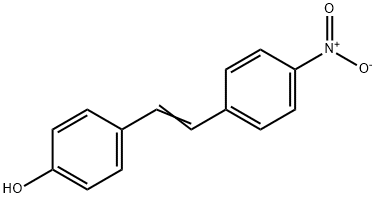 4-HYDROXY-4'-NITROSTILBENE Structure