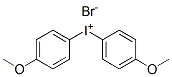 ジ(4-メトキシフェニル)ヨードニウム・ブロミド 化学構造式