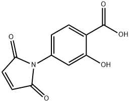 N-(4-羧基-3-羟基苯基)马来酰亚胺, 19232-43-0, 结构式