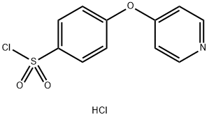 4-(4-PYRIDYLOXY)BENZENESULFONYL CHLORIDE HYDROCHLORIDE Structure