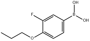 3-Fluoro-4-propoxyphenylboronic acid Structure