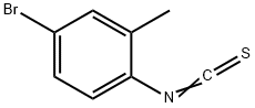 4-ブロモ-1-イソチオシアナト-2-メチルベンゼン 化学構造式