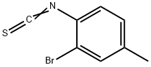 2-溴-4-甲基苯基 异硫代氰酸酯,19241-39-5,结构式