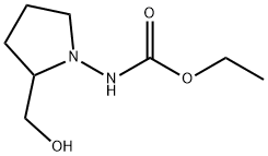 Carbamic  acid,  [2-(hydroxymethyl)-1-pyrrolidinyl]-,  ethyl  ester  (9CI) Structure
