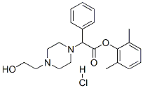 19245-07-9 (2,6-dimethylphenyl) 2-[4-(2-hydroxyethyl)piperazin-1-yl]-2-phenyl-ace tate hydrochloride