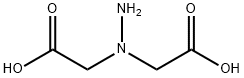 Acetic acid, 2,2-hydrazonobis- Struktur