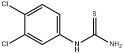 1-(3,4-二氯苯基)-2-硫脲,19250-09-0,结构式