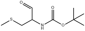 Carbamic acid, [1-formyl-2-(methylthio)ethyl]-, 1,1-dimethylethyl ester (9CI) Structure