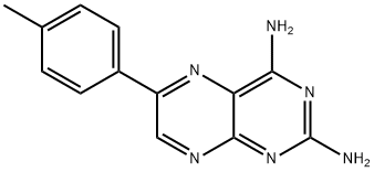 2,4-Diamino-6-(p-tolyl)pteridine hdrochloride Structure