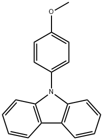 4-(9H-Carbazol-9-yl)anisole Struktur