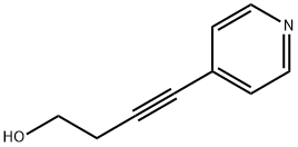 3-Butyn-1-ol, 4-(4-pyridinyl)- (9CI) Structure