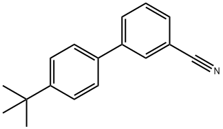 3-(4-t-Butylphenyl)benzonitrile Struktur