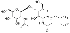 BENZYL N,N'-DIACETYL-B-CHITOBIOSIDE Structure