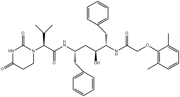 洛匹那韦代谢物M1, 192725-39-6, 结构式