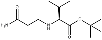 N-(3-プロパンアミド)-L-バリンTERT-ブチルエステル 化学構造式
