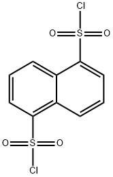 1,5-ナフタレンビス(スルホニルクロリド) 化学構造式