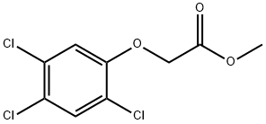 ２·４·５トリクロルフエノキシ酢酸メチルエステル 化学構造式