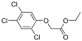 ethyl 2,4,5-trichlorophenoxyacetate Struktur