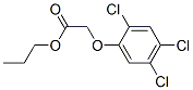 propyl 2,4,5-trichlorophenoxyacetate 结构式