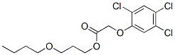 3-butoxypropyl 2-(2,4,5-trichlorophenoxy)acetate Struktur