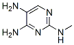 2,4,5-Pyrimidinetriamine, N2-methyl- (9CI) Structure