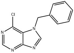 6-クロロ-7-ベンジルプリン 化学構造式