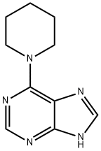 6-ピペリジノプリン 化学構造式