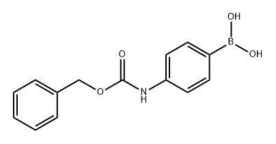 (4-CBZ-AMINOPHENYL)BORONIC ACID Struktur